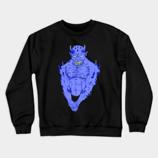 Grinning Blue Devil Crewneck Sweatshirt